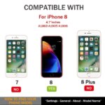 Full Set Display iPhone 8 8G LCD Screen Replacement Touch Digitizer Complete Assembly+Front Camera+Speaker A1905 A1906 A1863 (New)