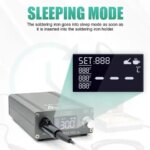 JCD T210 Smart Soldering Station Digital Welding Equipment Solder Machine Electronic Mobile Phone PCB Repair Tools C210 Tip (New)