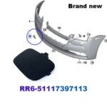 Rolls Royce Wraith Dawn RR5 RR6 front bumper towing hook cover towing hook protective eye mask 2013-2017 51117397113 (New)