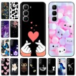 For Infinix Hot 60 Pro Plus Case Popular Cartoon Soft Silicone Black Cover For Infinix Hot 60i Hot60 Pro 4G Coque Shell Fundas (New)