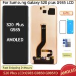 ORI 120HZ Amoled For Samsung Galaxy S20 Plus G985 G986 LCD Display Touch Screen Digitizer with Frame For S20+ Replacement (New)