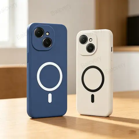 Sa96cb561c07d46fcba860cfe7f2737ce6_480x480q75 Soft Protective Case TECNO SPARK 40C 4G Cover With Magnetic Sticker TECNO POP 10 Pro (New) - Image 1