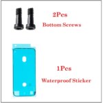1Pcs Back Rear Main Camera Lens Flex Cable + Screws + Waterproof Sticker Module Assembly iPhone 7 47 inch A1660 A1679 A1780 (New)