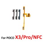 Xiaomi Poco Pocophone X3 NFC X3 Pro Volume Button Up Down Side Key Internal Power Control Flex Cable Repair Parts (New)