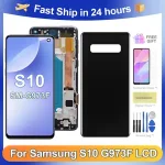 S10 Tested Samsung G973F G973U G973W G973N SCV41 G973C LCD Display Touch Screen Digitizer Assembly Replacement Bangladesh (New)