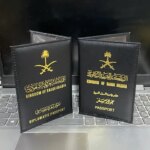 New Saudi Arabia Paspoort Holder Travel Women Pu Leather Covers For Passports Fashion Cute DIPLOMATIC Passport Case Protection (New)