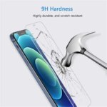 1-2PCS Tempered Glass iPhone 17 Pro Max Air Screen Protector iPhone 16 15 14 13 12 11 Pro 6 Plus 7 8 SE Protective Glass (New)