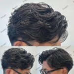 30mm Wave Human Hair Cheapest Thin Skin Base Natural Hairline Toupee for Hair Loss Male Scallop Front Capillary Prosthesis Wig (New)