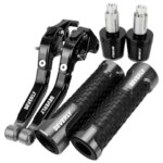 Motorcycle Accessories Handgrips Extendable Brake Clutch Levers Handlebar Grips Handle Ends For BEVERLY 300 2011 -2016 2017 2018 (New)