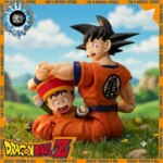 【In Stock】 Dragon Ball Z Demoniacal Fit Father And Son Goku Kakarot Monkey Boy Gohan Nerd Boy 1/12 Action Figure Set Toy (New)
