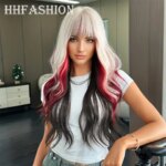 30inch Long Wavy Wig for Women Natural Look Layered Fiber Synthetic Hair Fashionable Daily WearAnd Street Photography (New)