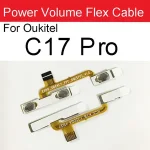 Volume Power Flex Cable OUKITEL C17 Pro Switch On off Power Up Down Voulme Audio Buttons Flex Ribbon Parts Bangladesh (New)