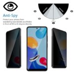 Anti Spy Screen Protector POCO M4 Pro 4G Tempered Glass Privacy Peep Scratch 9H Case Friendly High Aluminum (New)