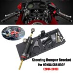 For HONDA CBR650F CBR 650F CBR650 F 2014 2015 2016 2017 2018 2019 Motorcycle CNC Adjustable Steering Damper Stabilizer Mounting (New)