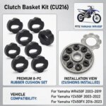 Clutch Cushion Kit CU216 For YAMAHA WR450F YZ450F 26-9721 1132-0865 (New)