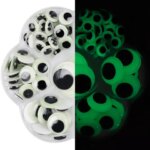 Luminous Movable Self-Adhesive Eyes Wiggly Googly Animal Eyeball For Kindergarten Children DIY Crafts H0231 (New)