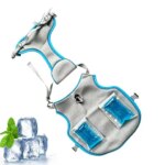 Cooling Harness For Dogs With Ice Pack Adjustable Breathable Clothes Summer Heat Relief Puppy Shirt For Small Medium Large Home (New)