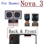 Original Rear Front Camera Huawei Nova 3 3e 3i Backside Small Frontal Back Selfie Camera Module Flex Repair Spare Parts (New)