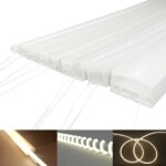 LED Silicone Neon Tube T0511 T0513 T0515 T0308 Flexible Protection Cover Transparent Matte Black Milky For 6-12mm WS2812 Strip (New)