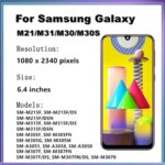 AMOLED Samsung Galaxy M31 M21 M30 M30S LCD Display Touch Screen Samsung M31 LCD SM-M315F SM-M215F SM-M305F SM-M307F (New)