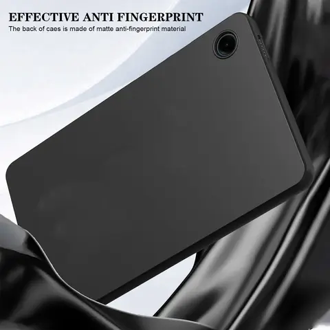 Sac7d3cc2cf534ad7b7818d751b695dd3T_480x480q75 Silicone Tablet Case Samsung Galaxy Tab A9 + 87 Plus S6 T860 Case Tab A8 X200 S6 Lite P610 S7+ S9 FE Plus TPU Black Shell (New) - Image 1