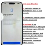 Front Camera Connector iPhone 16 15 14 13 Pro Max 13Mini Front Facing Facetime Camera With Sensor Light Proximity Flex Cable (New)