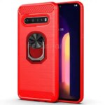 TPU Carbon Fiber Cover LG K50s K50 G8X V30S V35 V40 V50 Q70 G7 G8 V60 ThinQ 5G Stylo 6 5 Q60 Magnetic St Protective Cover (New)