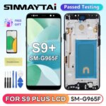 S9 Plus Display Screen Assembly Samsung Galaxy S9+ G965F G965U Lcd Display Touch Screen Digitizer with Frame Replacement (New)