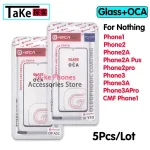 5 Screen Front Outer Glass With OCA Nothing Phone 1 2 2A Plus 3 3A Pro Outer LCD Display Touch Screen Panel Replacement Bangladesh (New)
