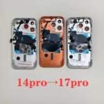 Diy housing iPhone 14 Pro like 17 Pro Chassis 14 Pro Convert to 17 Pro 14 Pro Up To 17 Pro Backshell All Model (New)