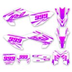 PowerZone Custom Graphics Decals Sticker Kit For Husqvarna Sticker Kits 2016-2018 TC FC TX FX FS 17-19 TE FE 125-450cc (New)