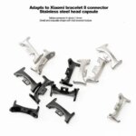 Connectors Xiaomi Mi B 8 9 Wristb Metal Head Adapters Mi 8 9 B Connector Stainless Steel Compatible with 14mm Strap (New)