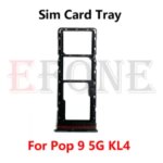 Tenco Pop 9 KL4 KL4h 4G 5G SIM Card Tray Slot Holder Adapter Socket Repair Parts Bangladesh (New)