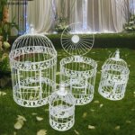 S M Iron Bird Cage Iron Bird Cage Wedding Decor Flower Cage Decor Props Bird Cage Hanging Flower Frame Bird Cage Decor Bird Cage (New)