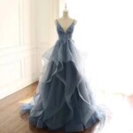 Customized A Line Women Evening Dresses Spaghetti Straps Appliques Prom Birthday Party Gowns Formal Occasion Vestido De Fiesta (New)