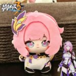 Game Honkai Impact 3 Elysia Cosplay Dolls Plush Stuffed Doll Keychain Bag Pendant Decoration Cute Figure Plushies Accessory (New)