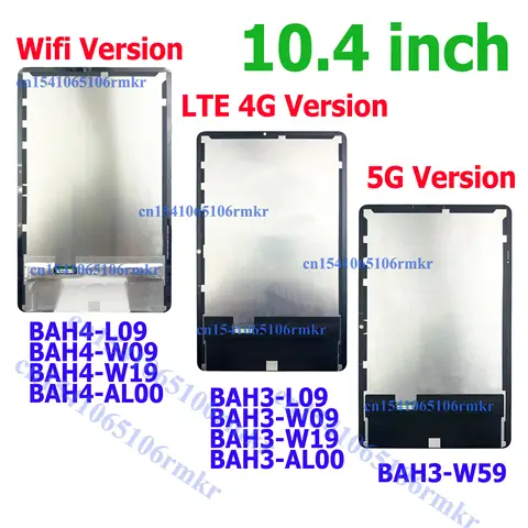 Sae71f49cd72d47c1b14682753cdaad1eY_480x480q75 Huawei MatePad 104'' BAH3 W59 Bah3-L09 W09 Bah3-AL00 BAH4-L09 W09 BAH4-W19 AL00 LCD Touch Screen Digitizer Assembly Replace (New) - Image 1