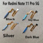 Xiaomi Redmi Note 11 PRO Fingerprint Sensor Home Button Menu Touch ID Scanner Ribbon Connector Flex Cable 4G 5G Bangladesh (New)