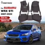 GREATROAD For SUBARU WRX STI 2007-2022 Car floor mats Custom waterproof foot Pads auto Carpet Cover interior car accessories (New)