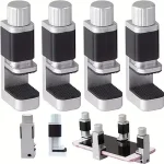 4 Aluminum Alloy Universal Mobile Phone Clips Adjustable LCD Screen Fastening Fixture Holder Fixing Clamps Phone Tablet Bangladesh (New)