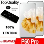 6.67'' OLED Display Huawei P60 Pro LCD MNA AL00 Touch Screen Digitizer Assembly Huawei P60Pro Repair Parts Bangladesh (New)