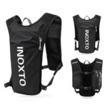 INOXTO Waterproof Running Backpack 5L ultra-light Hydration Vest Mountain Bike bag Men Breathable Gym Bag 2L Water Bag (New)