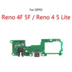 USB Charge Dock Port Socket Plug Connector Flex Cable OPPO Reno 4F 5F 4 5 Lite Charging Board Module (New)