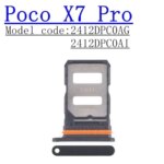 Sim Card Tray Reader Xiaomi Poco X7 Pro PocoX7Pro Micro SD Card Holder SIM Card Slot Adapter Connector Repair Parts (New)