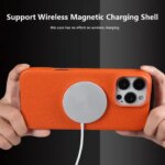 Luxury Magnetic Magsafe Genuine Leather Case IPhone16Pro Max 15 14 13 12 11 Business Full Wrapped Phone Cases Back Cover (New)