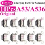 EmmHelp 1-50pcs USB Charging Dock Port Charger Connector Samsung A53 5G A536 A536B A5360 Original Jack Socket Contact Plug (New)