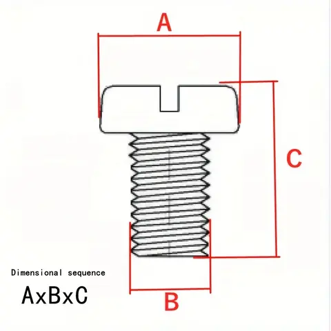 Sb0831789e1e143a7a8abc0e5614b4bafO_480x480q75 Suitable Cartier table back cover screws Maintenance parts One word stainless steel bolt Quartz mechanical watch back cover (New) - Image 1