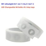 UID Changeable NFC Card MF0 13.56Mhz Ultralight EV1-UL11 EV1-UL21 ULT-C Inlay Sticker UID Writable 1PCS (New)