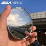 SEAMETAL 1/2pcs Car Reaview Blind Spot Mirror Wide Angle Round Convex Side Mirrors Rear View Mirrors for Truck Car Accessories (New)