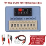 WY-RES-01 Adjustable Resistor Box Compact Portable Resistance Dial-Tool For Electronic Testing And DIY Circuit Calibration (New)